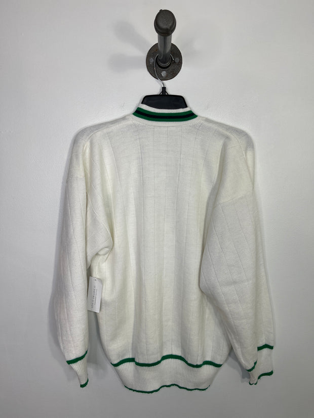 Trad Crft Grn/Wht Sweater