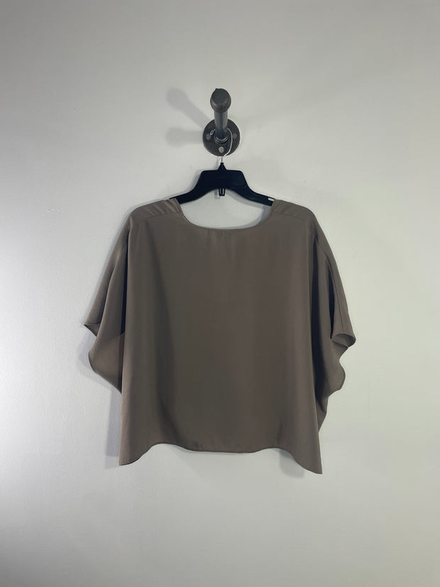 Camisa tipo poncho gris Babaton