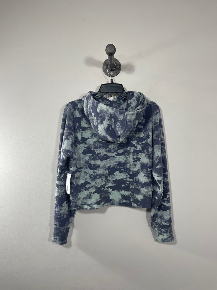 Lululemon Gry Camo Crop Hoodie