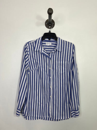 Gap Blu/Wht Stripe Button-Up