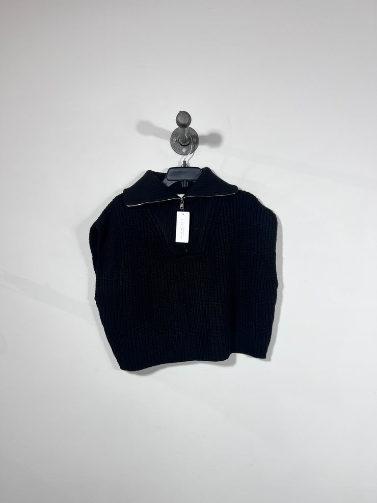 Industry Blk No Sleeve Sweater