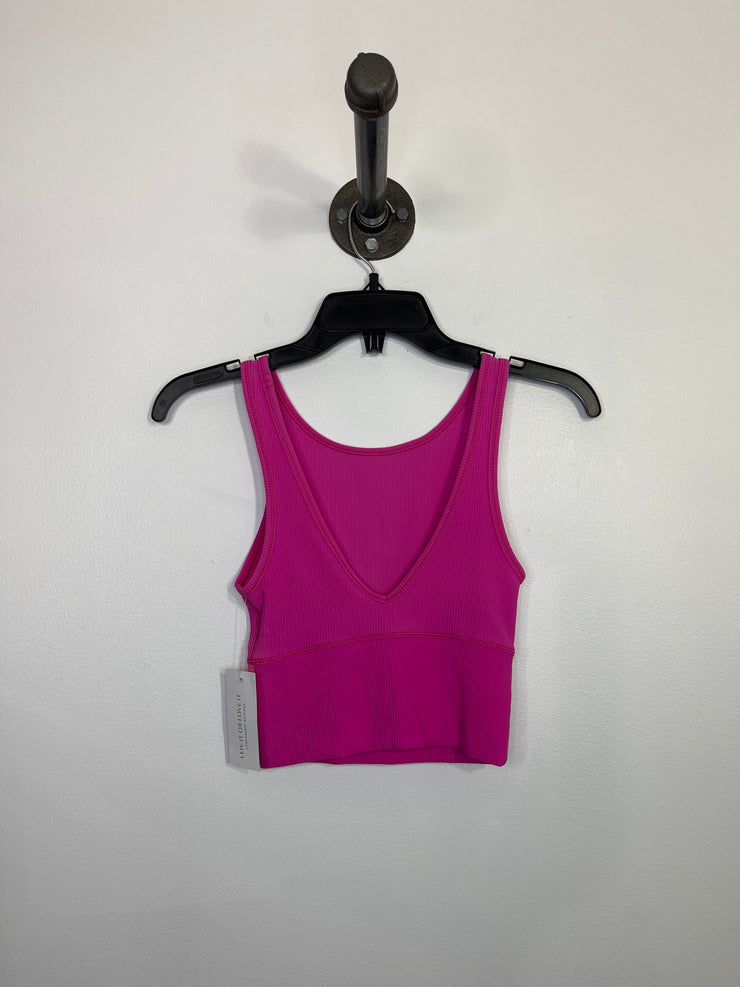Lululemon Pink Ribbed Tank