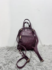 Espe Plum Backpack Purse