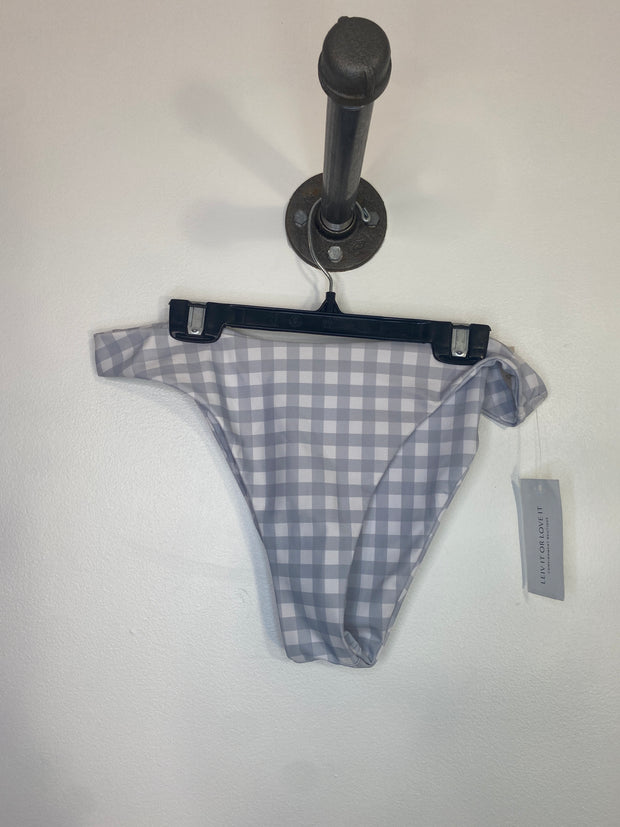 Zaful Gry/Wht Plaid Bikini