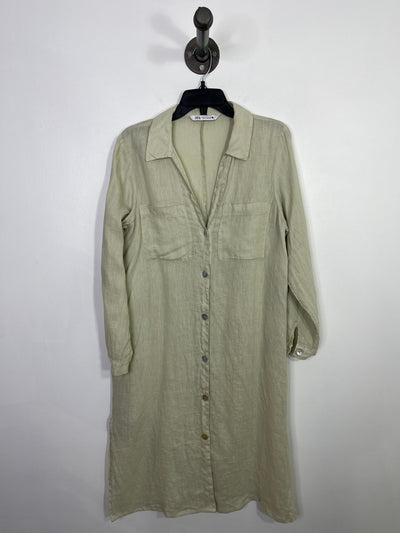 Zara Light Green Lsv Dress