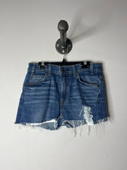 Levis Blue Denim Shorts