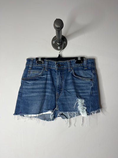 Levis Blue Denim Shorts