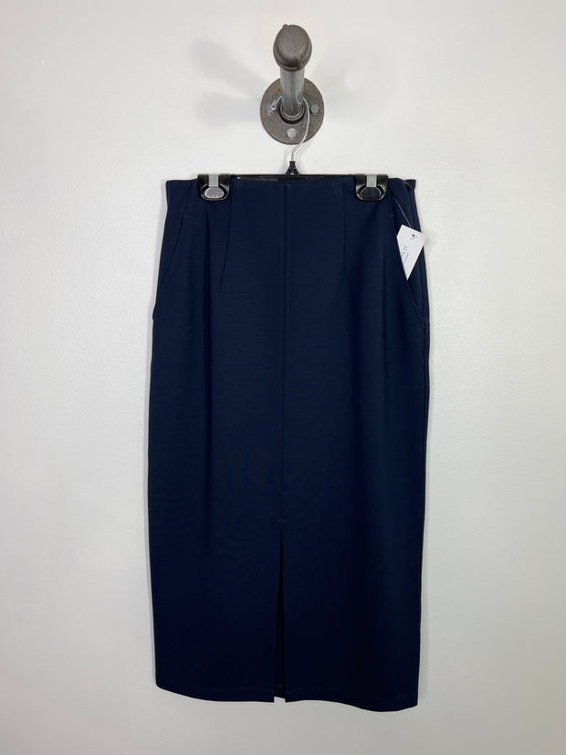 Kit & Ace Navy Midi Skirt