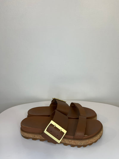 Sorel Brown Sandals