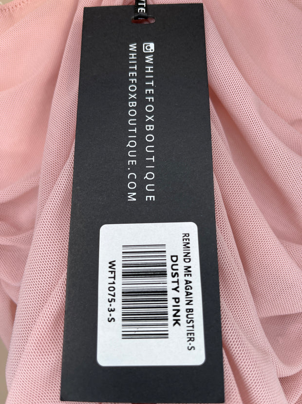 White Fox Dusty Pink Top