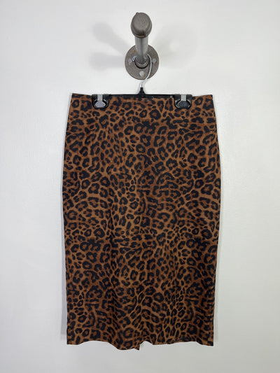 Lord & T. Leopard Pencil Skirt
