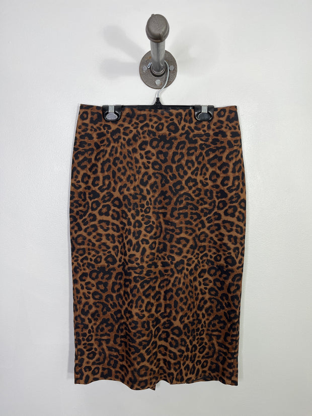 Lord & T. Leopard Pencil Skirt