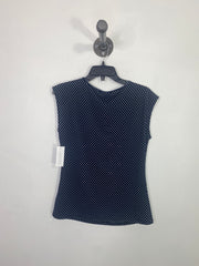 Mandy Evans Navy Polka Dot Top