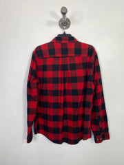 Eddie B. Red Flannel Button-Up