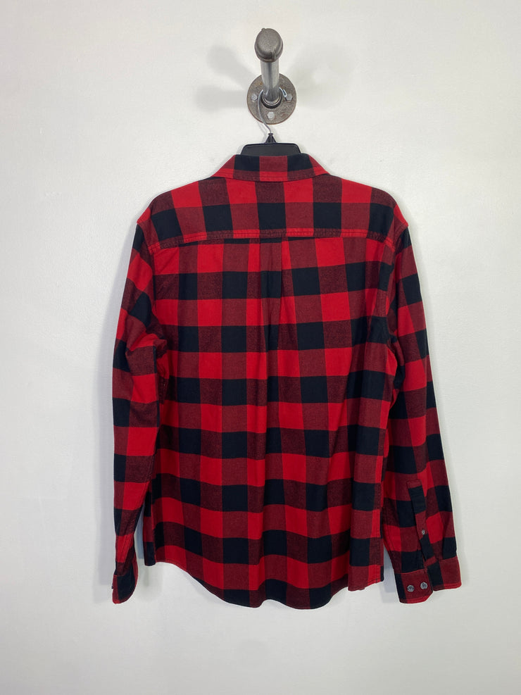 Eddie B. Red Flannel Button-Up