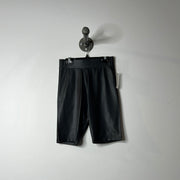 Top Shop Black Leather Shorts