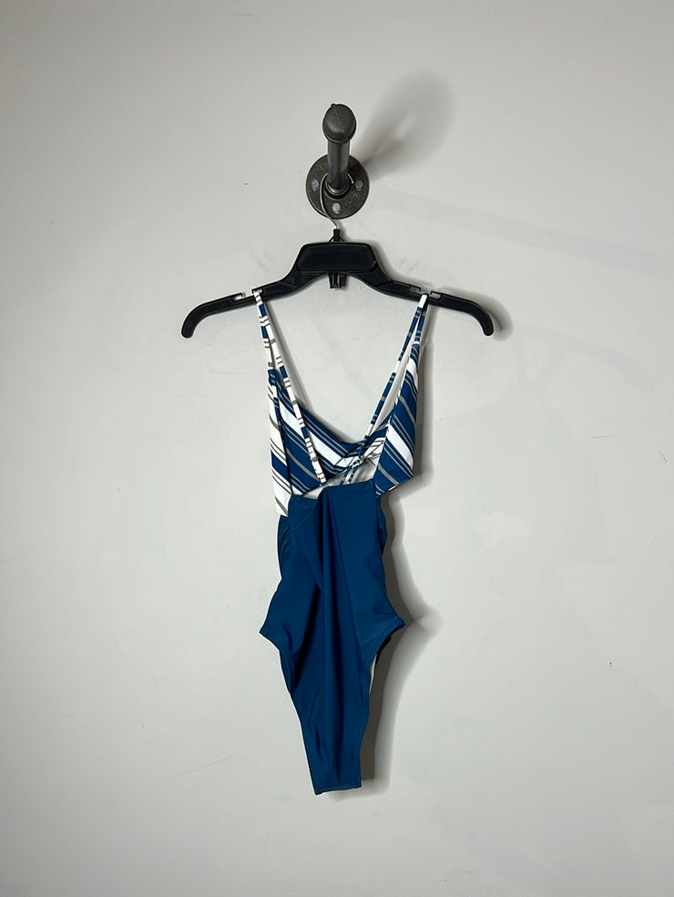 Cupshe Blu Cut-Out Swim Suit