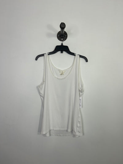 H&M White Lace Tank