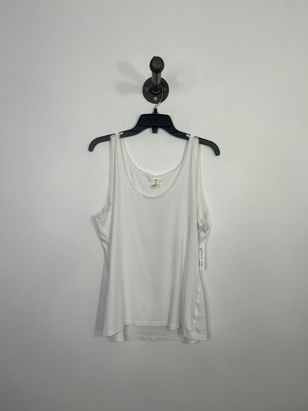 H&M White Lace Tank