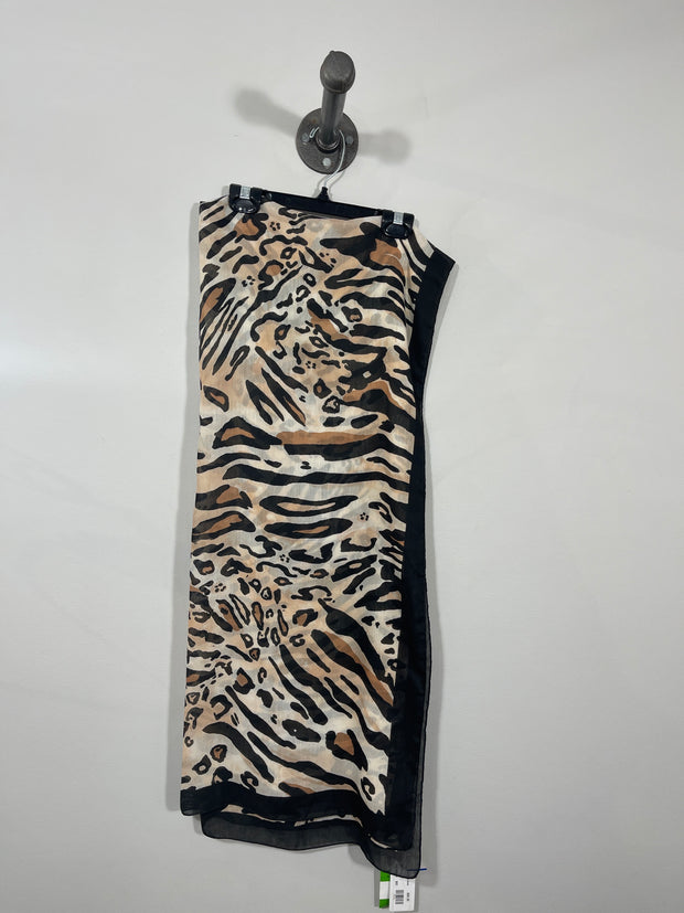 Map Tiger Print Scarf