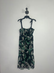 Maette Black Tropical Dress