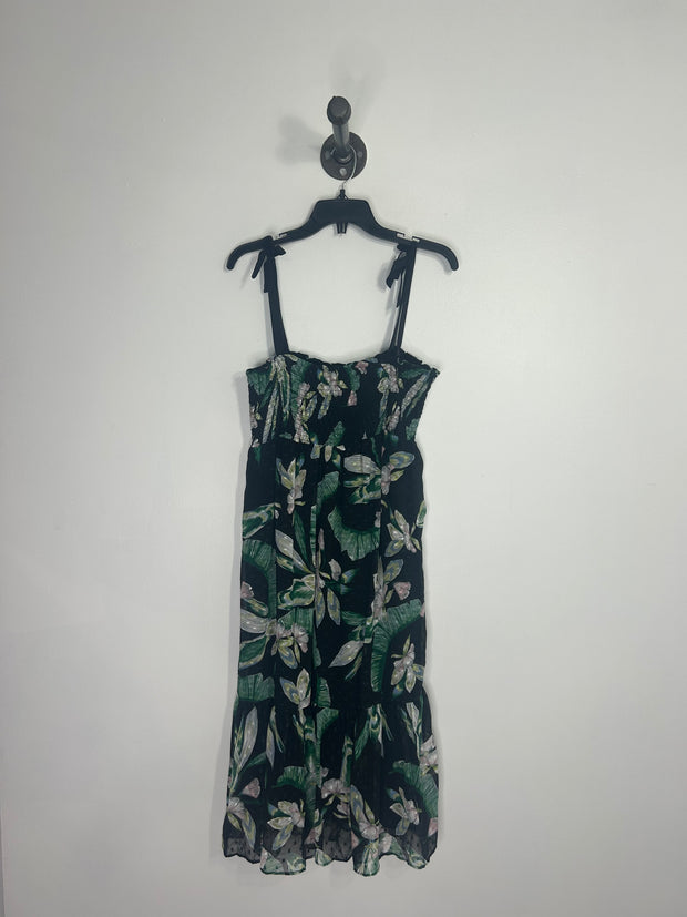Maette Black Tropical Dress