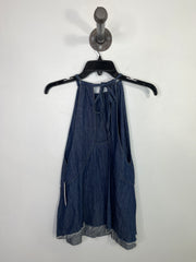 Free People Denim Halter Tank