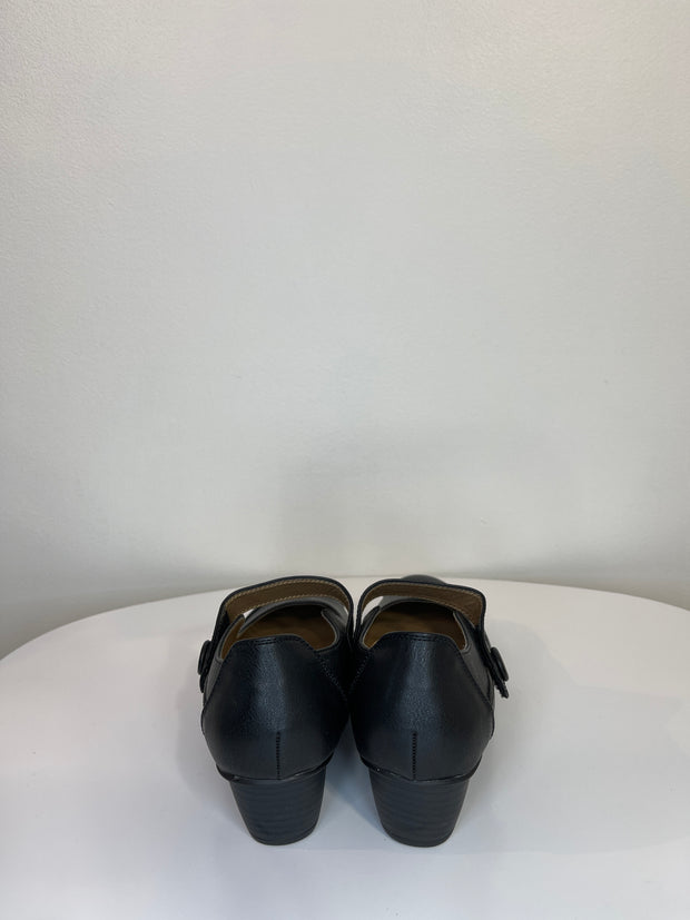 Kelly & Katie Black Small Heel