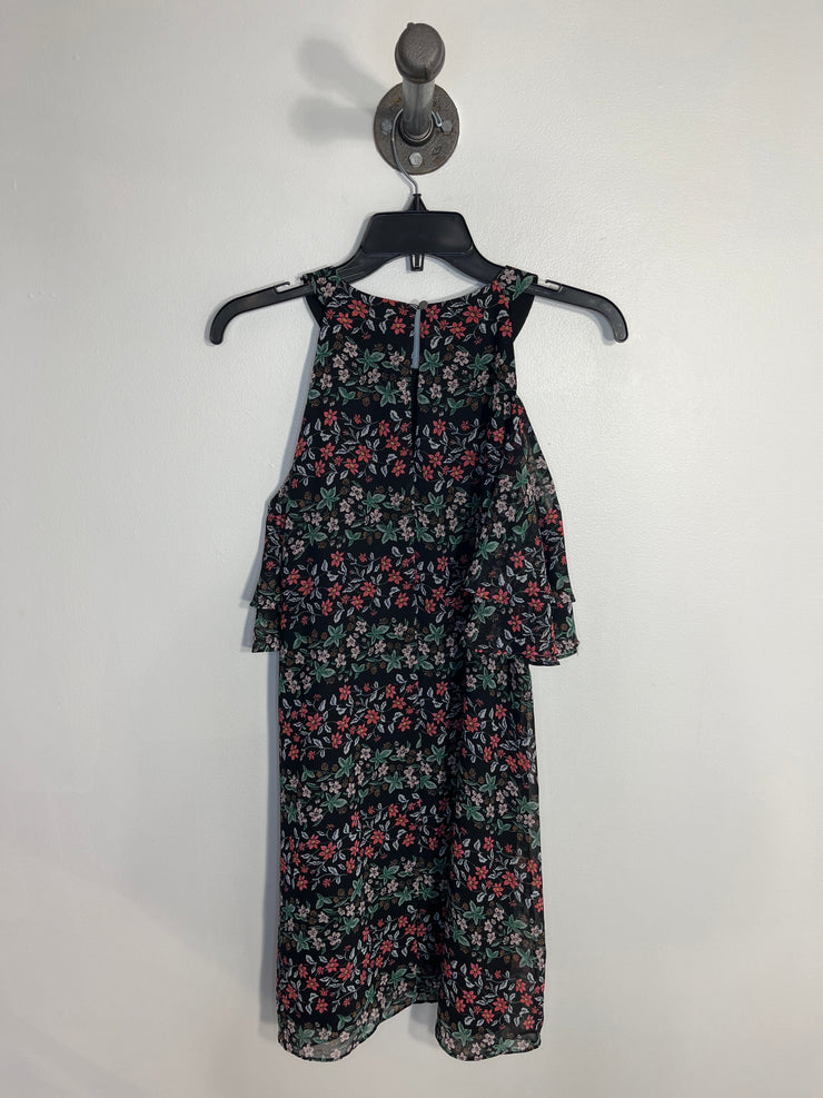 Vince Camuto Blk Floral Dress
