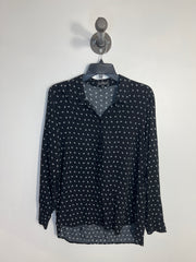 Velvet Heart Blk/Wht Blouse