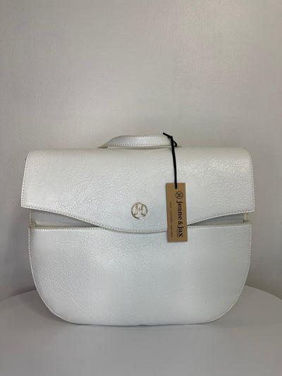 Jeane & Jax White Backpack