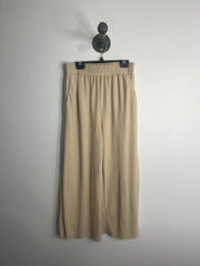 Pantalon large court beige MNG