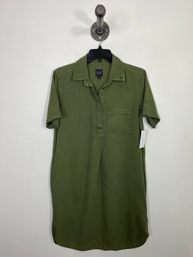 Gap Olive Shortsleeve Dress