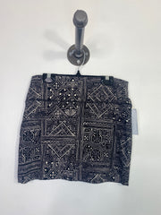 Billa B. Blk/Wht Pattern Skirt