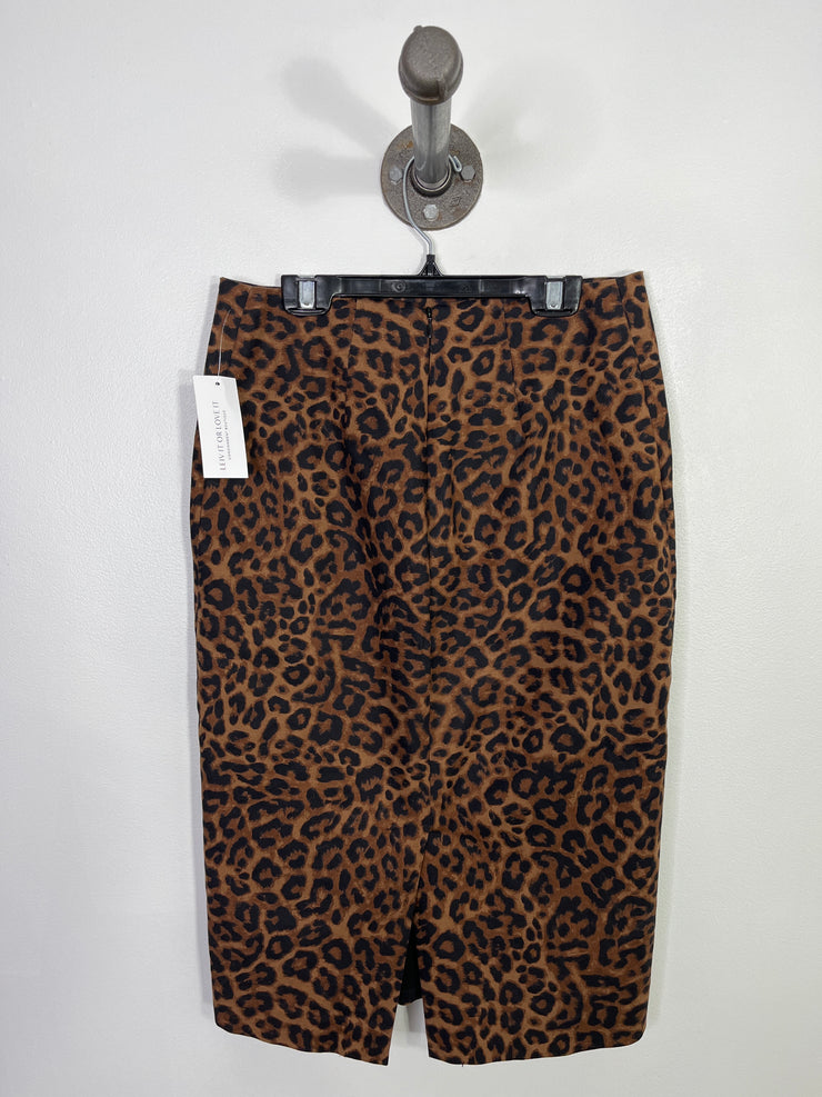 Lord & T. Leopard Pencil Skirt