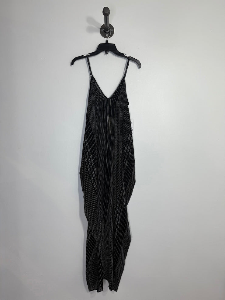 Elan Blk/Wht Maxi Dress