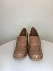 Fioni Mauve Heel Loafers