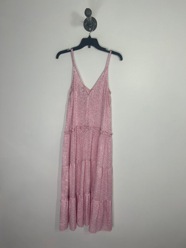 Topshop Pink Print Maxi