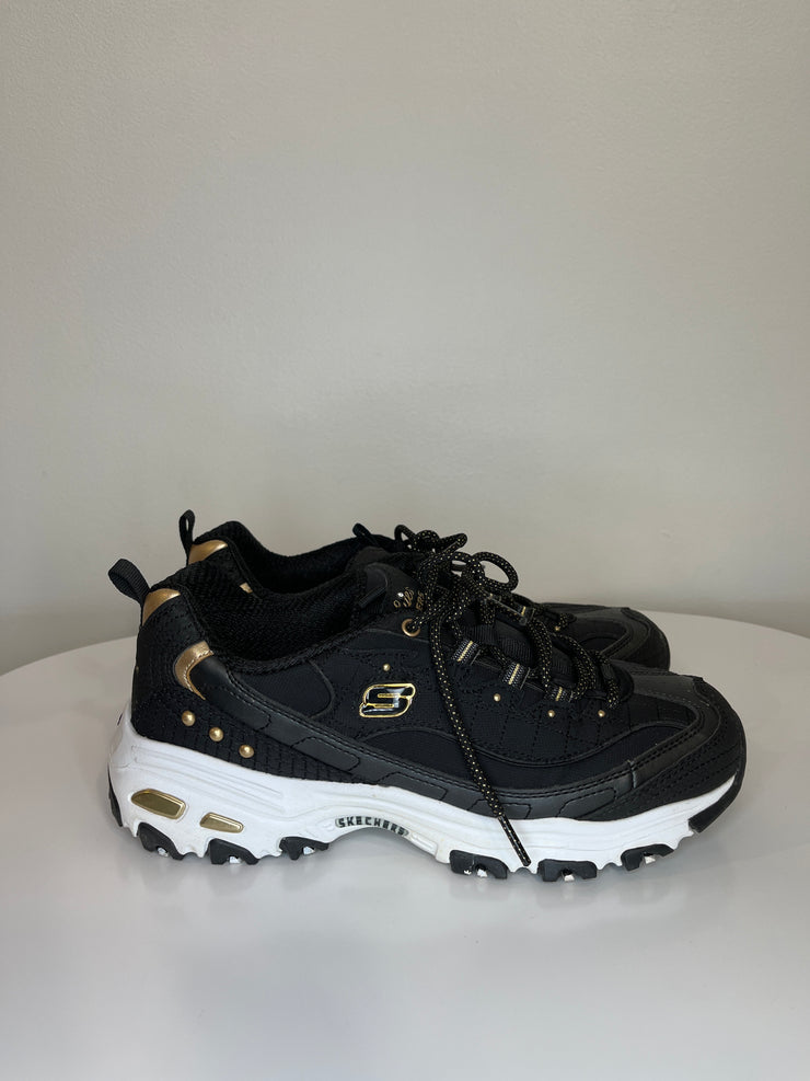 Sketchers Blk D'lites Sneakers