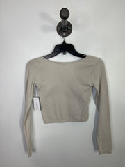 Zara Beige Ribbed LngSlv