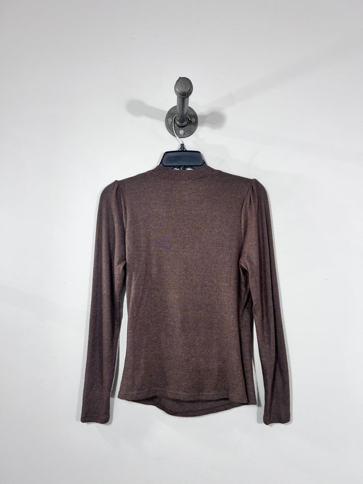 RW&CO Brown Cut-Out Sweater