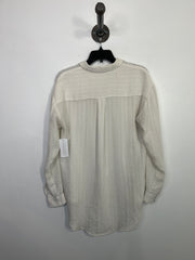 RW&CO White Button-Up Blouse