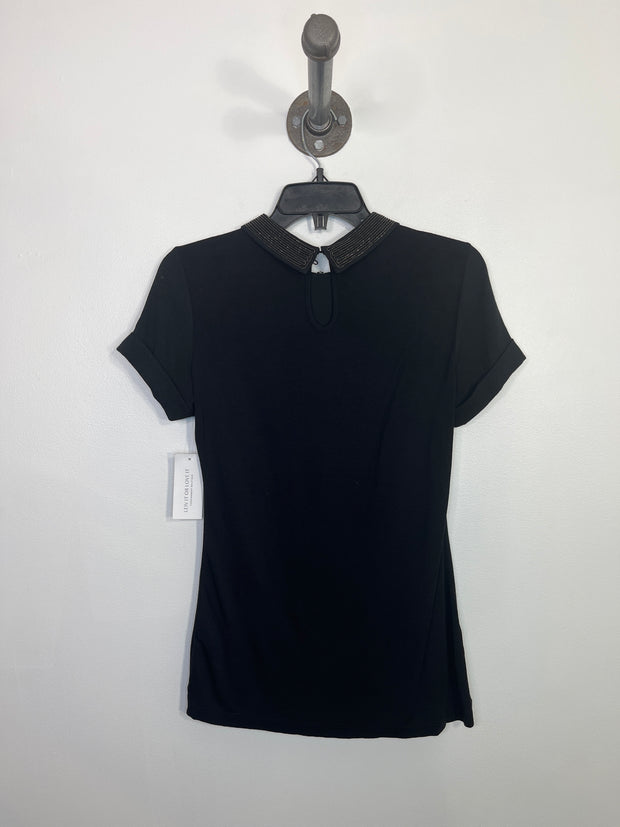 Mexx Black Collar Slv Shirt