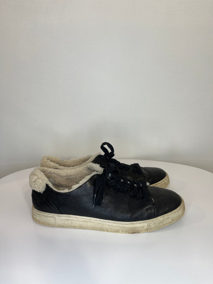 Frye Black Leather Sneakers