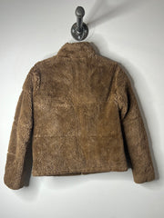 Zara Brwn Faux Fur Jacket