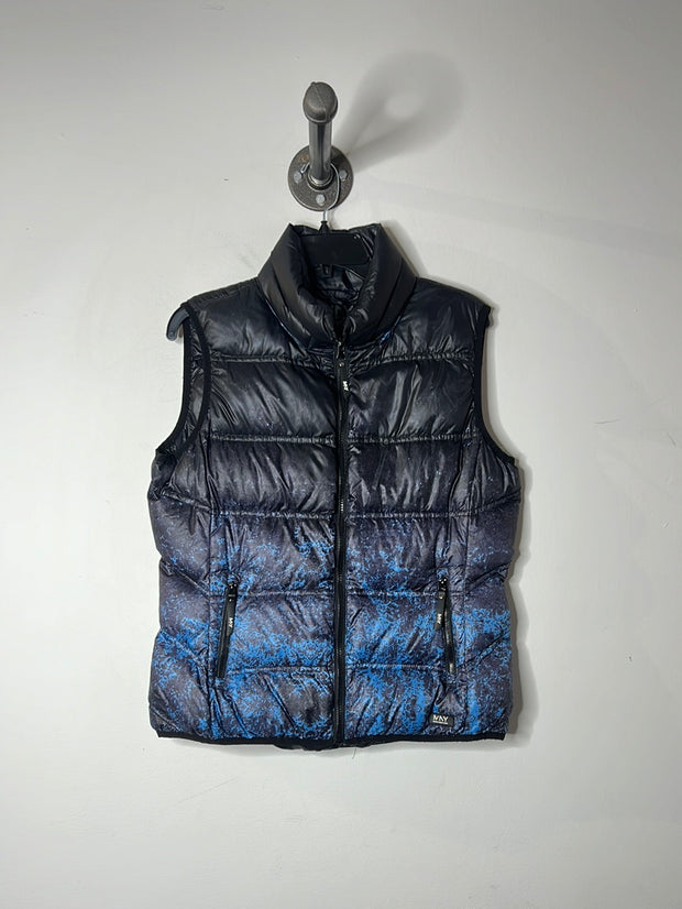 Marc NY Blk/Blu Puffer Vest