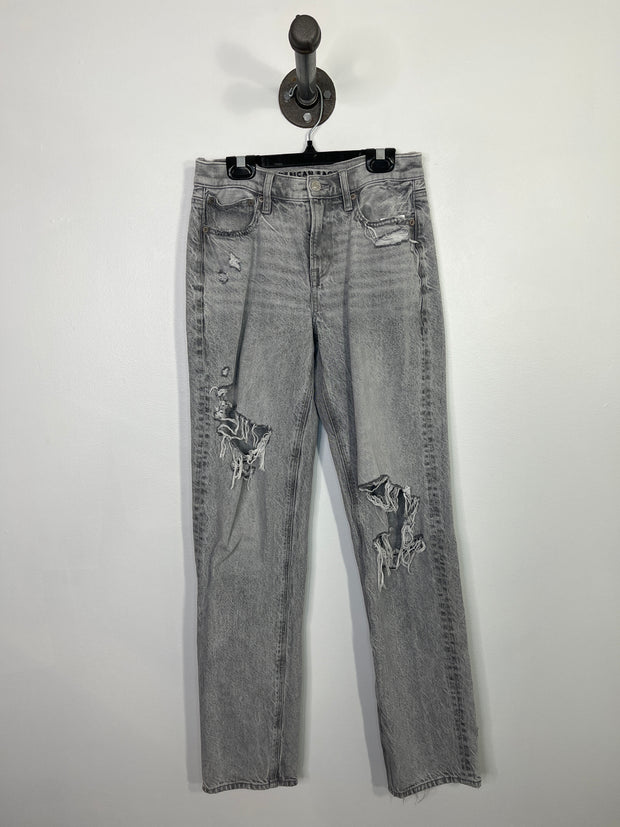 AE Grey Ripped Jeans