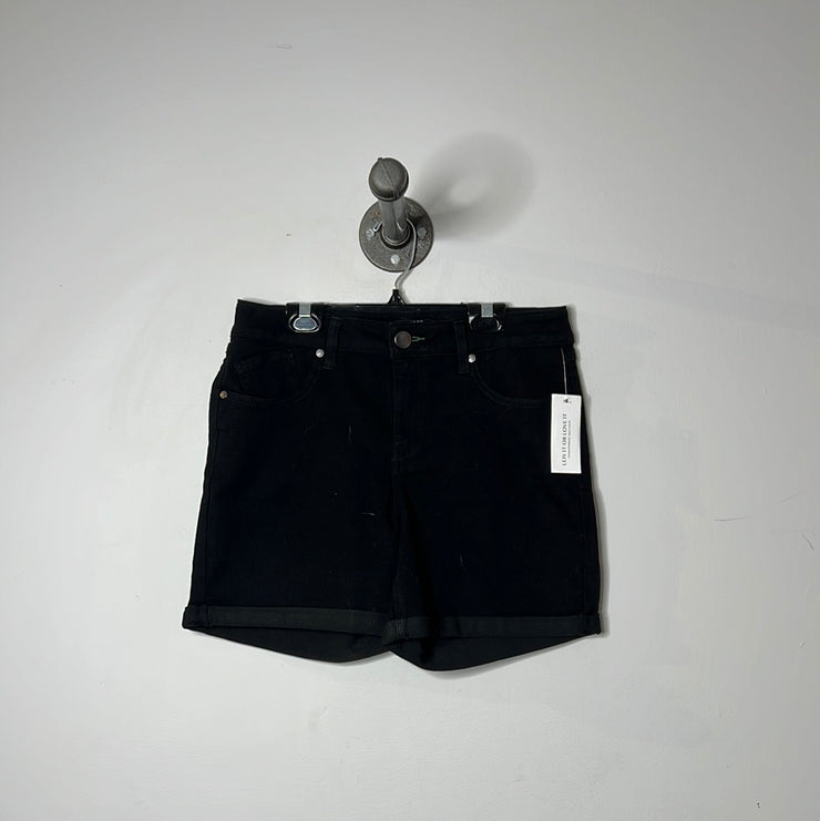 1822 Black Denim Shorts