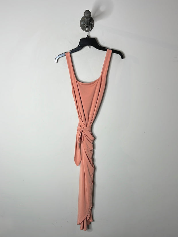 Wilfred Coral Maxi Wrap Dress