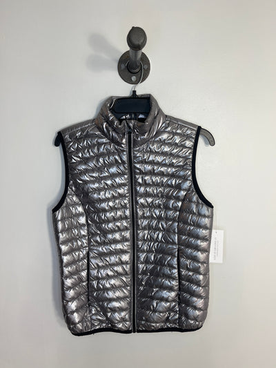 Joe Fresh Silver Puffer Vest